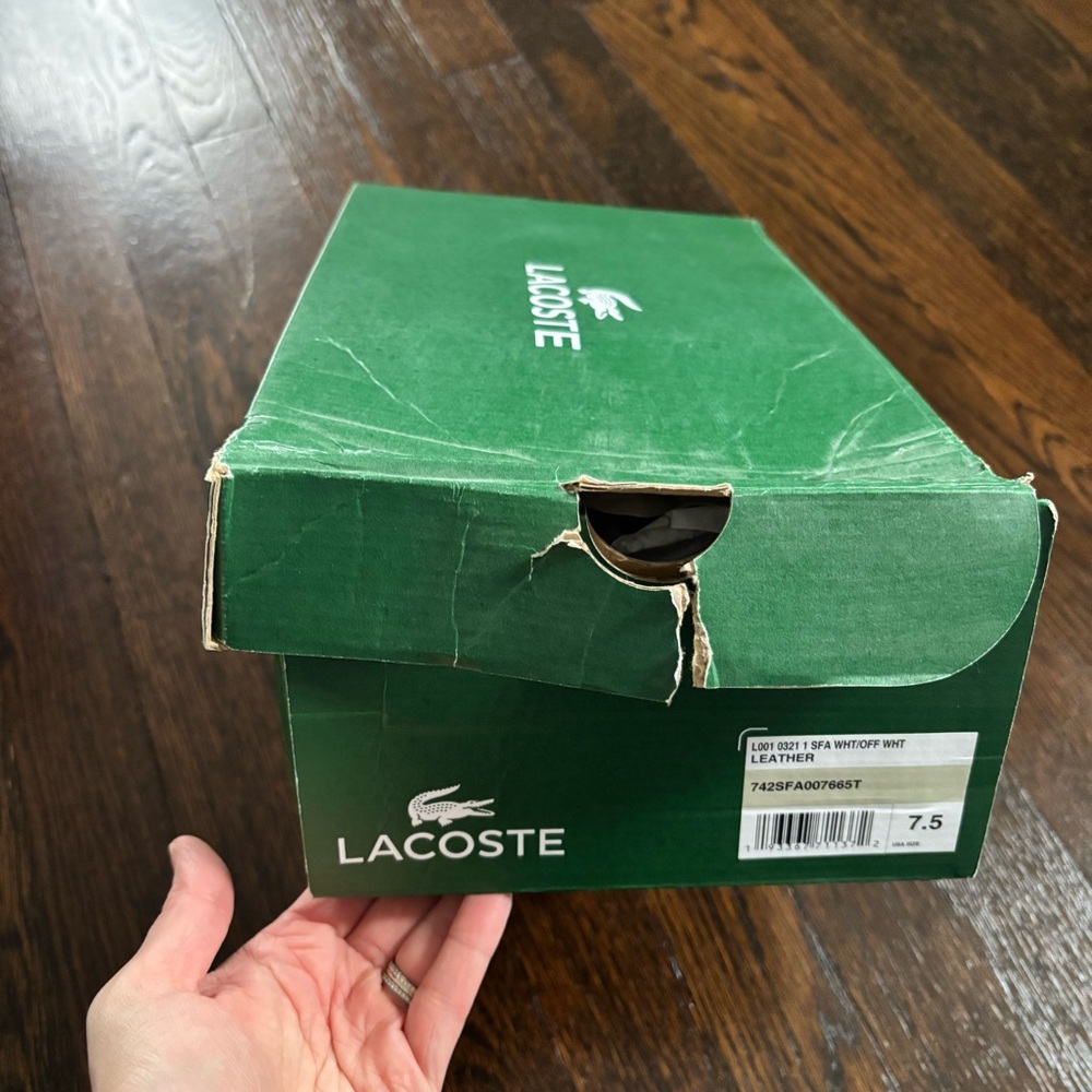 👟Lacoste Leather Sneakers - Picture 11 of 11